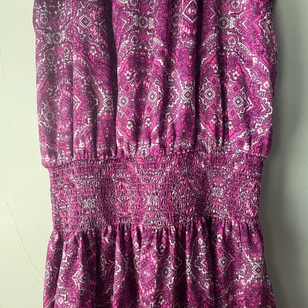 NWT Ramy Brook Preston Medallion Print Halter Mini Dress Size Small - Picture 3 of 9